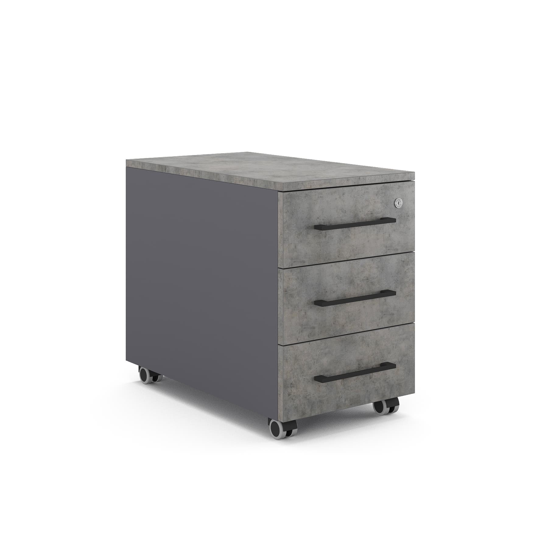 Тумба мобильная Kobor TМ3-40/60 graphite/chicago