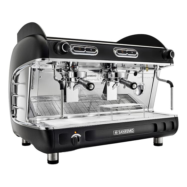 Кофемашина Sanremo Verona SAP 2 (черная, высокие группы)