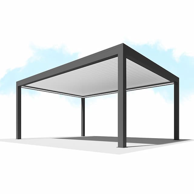 Пергола Сити-Форм Pergola В500-25П Bioclimatic с поворотными ламелями ЛАМЕЛЬ 250 X 53 (6,5х3,0) 1 модуль