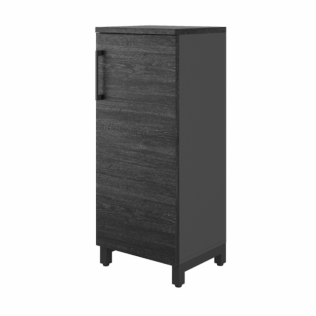 Шкаф распашной Kobor HR/3-45/40/M black/wood