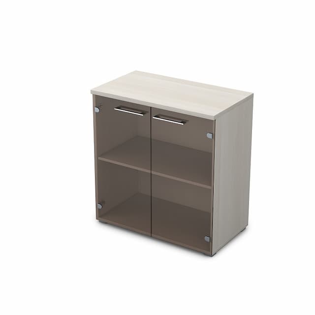 Шкаф АЛСАВ Gloss line 9НШ.023.2 Ivory/металл глянец