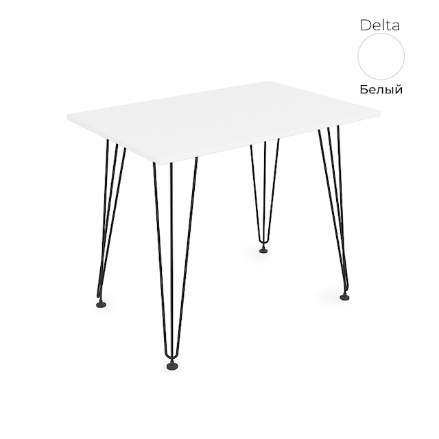 Стол обеденный прямоугольный Алсав 21Delta.007 белый