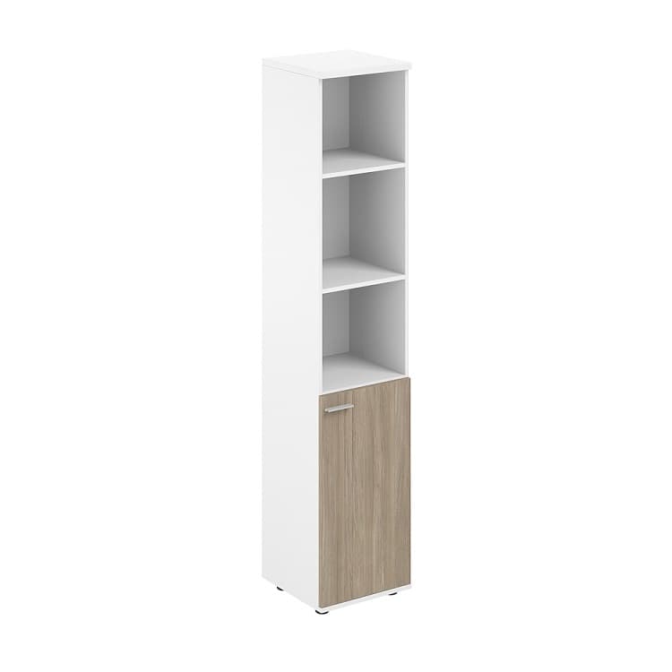 Шкаф высокий полуоткрытый правый Norden Сигма SG.852.WH.OD.R