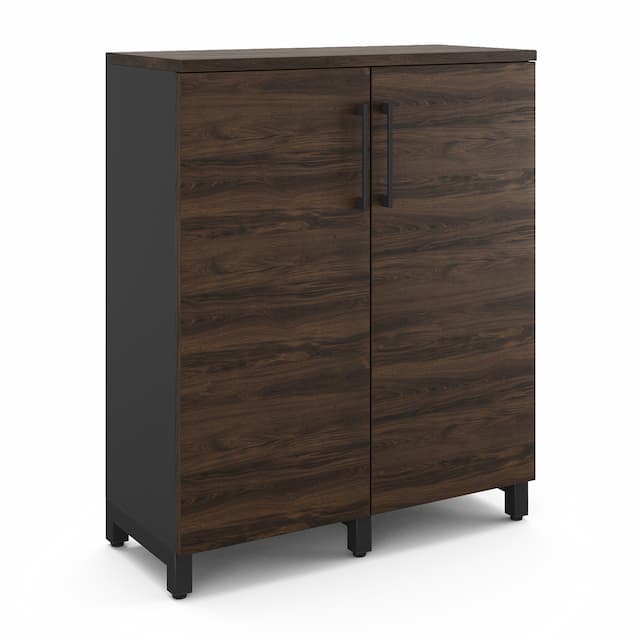 Шкаф распашной Kobor HR/3-90/60/M black/charlston