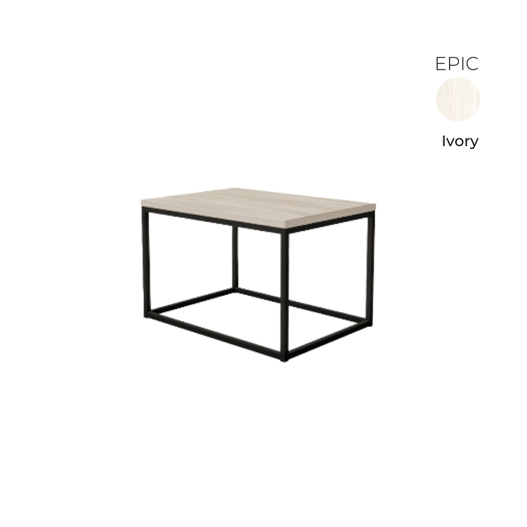 Стол журнальный прямоугольный Алсав 21EPIC.075 Ivory
