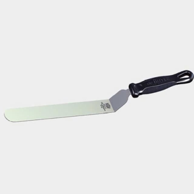 Шпатель изогнутый 25 см, ручка пластик DE BUYER 4231.25