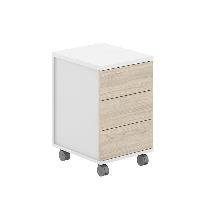 Тумба мобильная с замком Norden Allegro AG.271.WH.WH.AR
