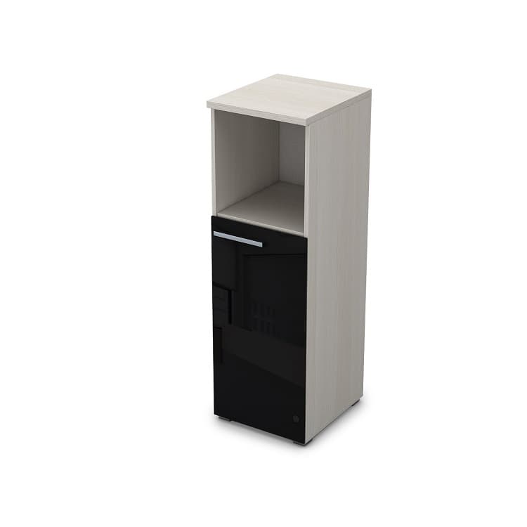 Шкаф узкий (пенал) АЛСАВ Gloss 9ПЛ.017.8 Ivory