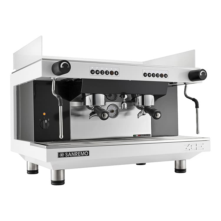 Кофемашина полуавтоматическая Sanremo Zoe SAP Tall 2 гр. высокие группы, белая