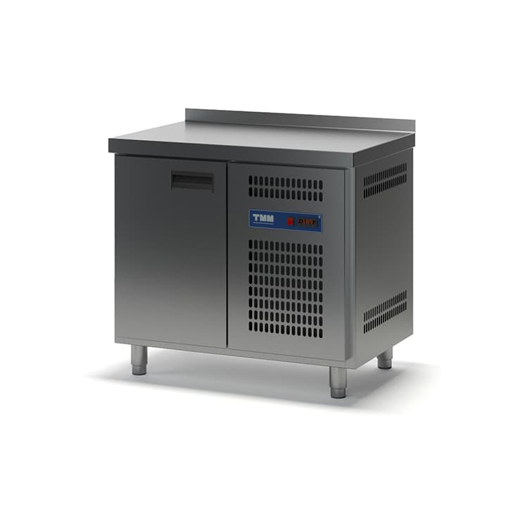 Стол холодильный ТММ СХСБ-К-2/1Д  (с бортом)(945х600х870)