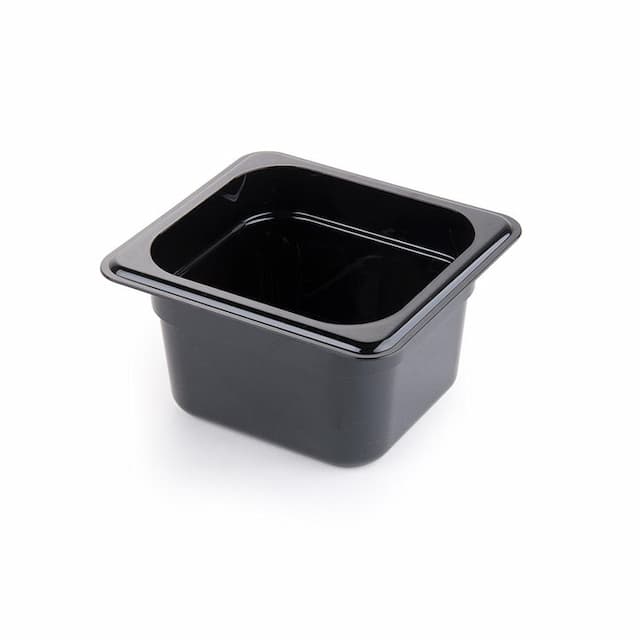 Гастроемкость HUIZHOU CAMBRO GN1/6х100, черный поликарбонат