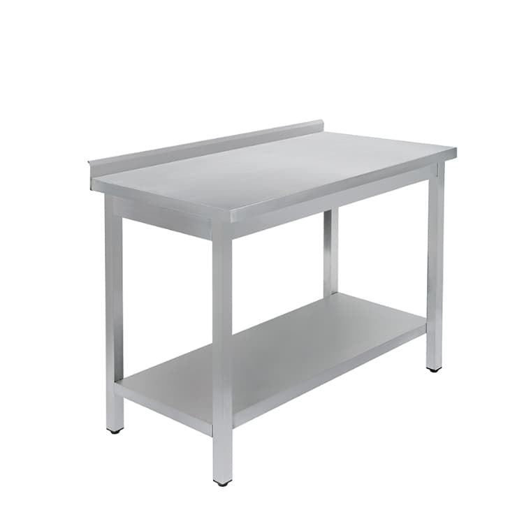 Стол универсальный Luxstahl СПУ-16/6 со сплошной полкой нерж